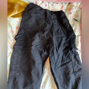 Black cargos with 4 pockets